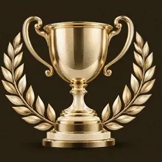 Gold trophy cup — Vegas Nova Casino